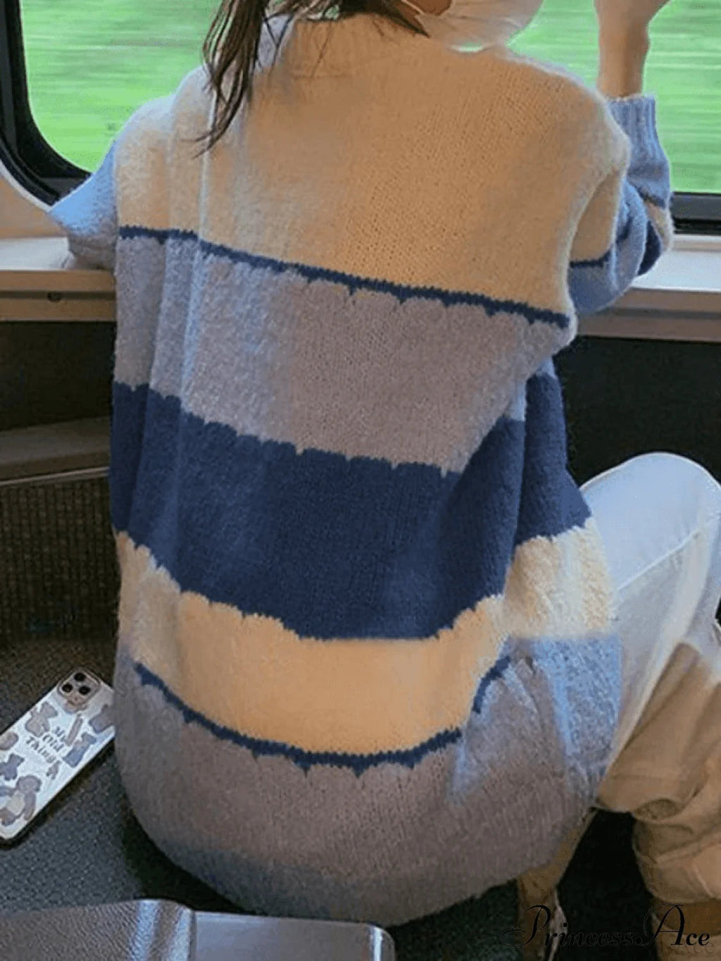 Fresh Simple Striped Loose Sweater