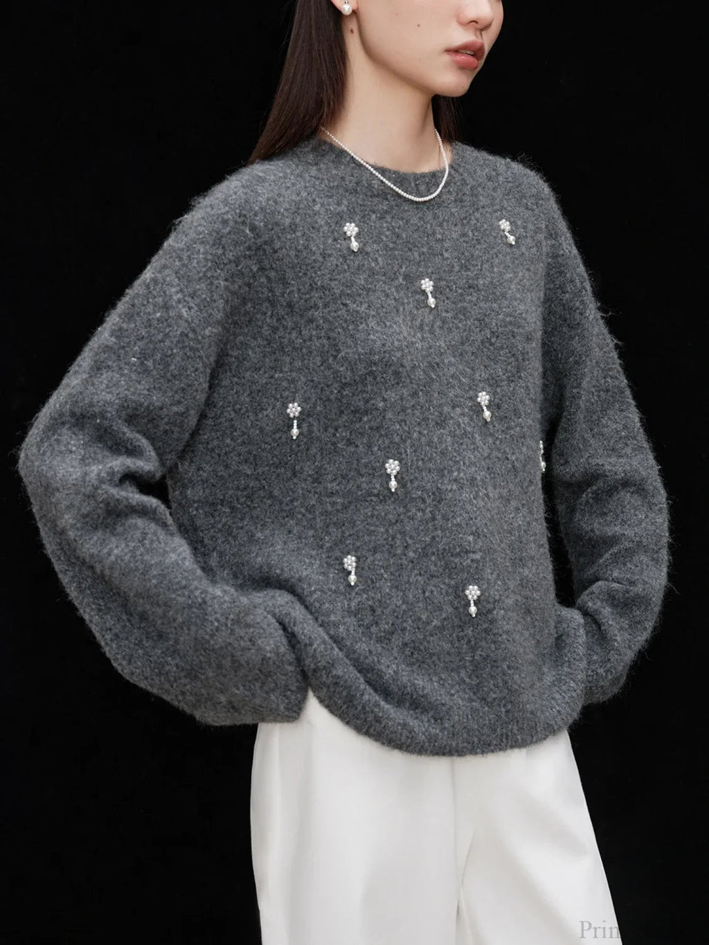 Gray Pullover Sweater