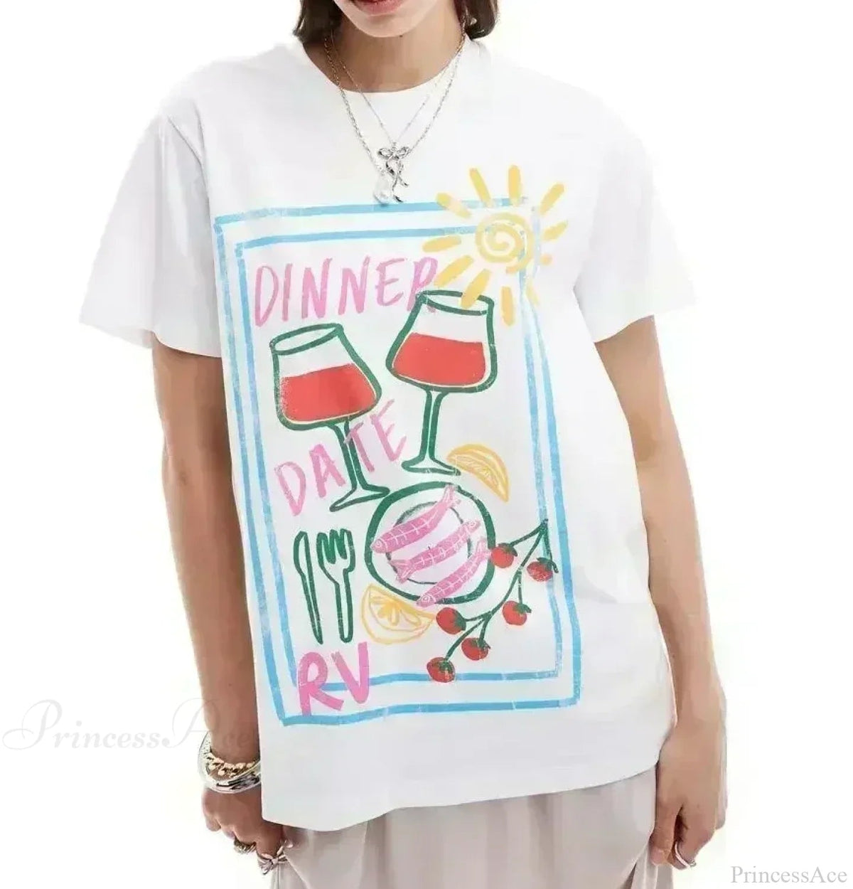 Harajuku Gothic Limoncello Graphic T-shirt