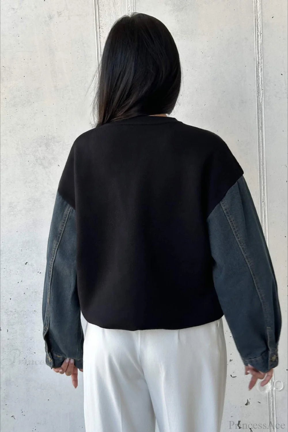 Heart Fringe Loose Knit Sweater