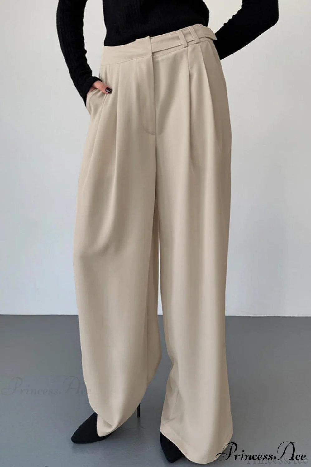 High Waist Loose Wide Leg Pants