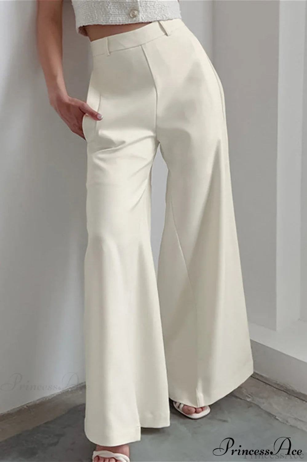 High Waist Wide Leg Pants