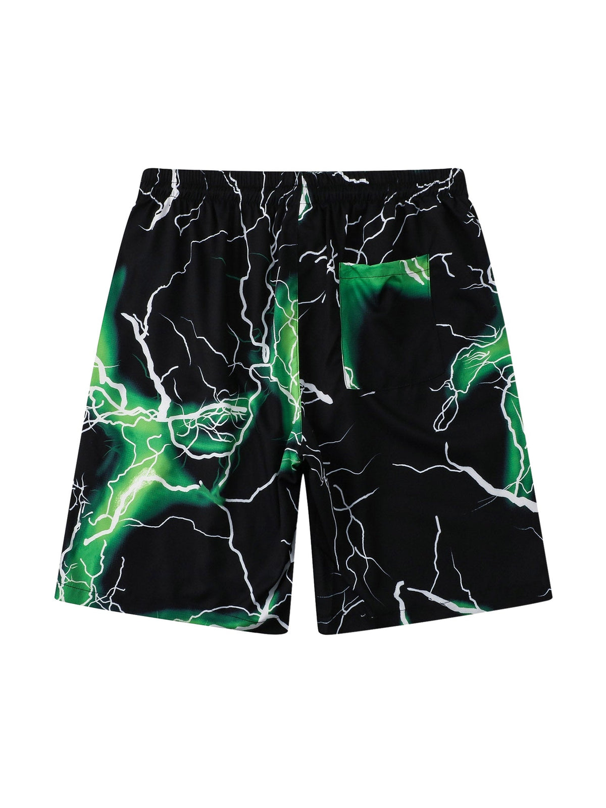 Thunder Graphic Hip-hop Two-piece Set