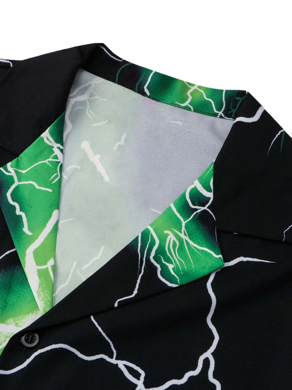 Thunder Graphic Hip-hop Two-piece Set