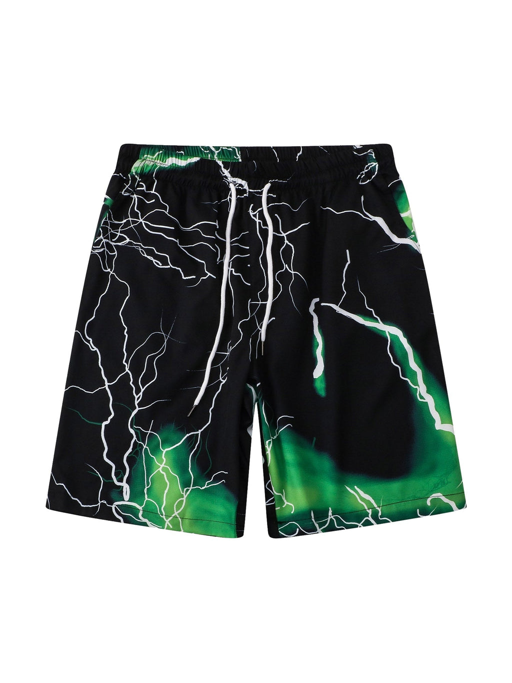 Thunder Graphic Hip-hop Two-piece Set