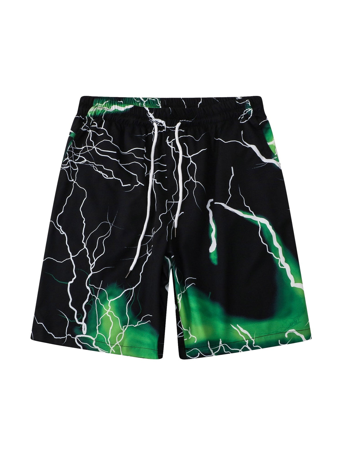 Thunder Graphic Hip-hop Two-piece Set