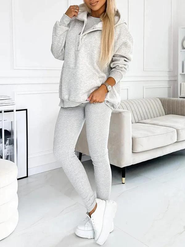 (s-5xl) and Comfortable Sweatshirt Two-piece Suit