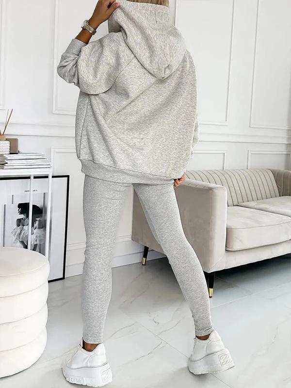 (s-5xl) and Comfortable Sweatshirt Two-piece Suit