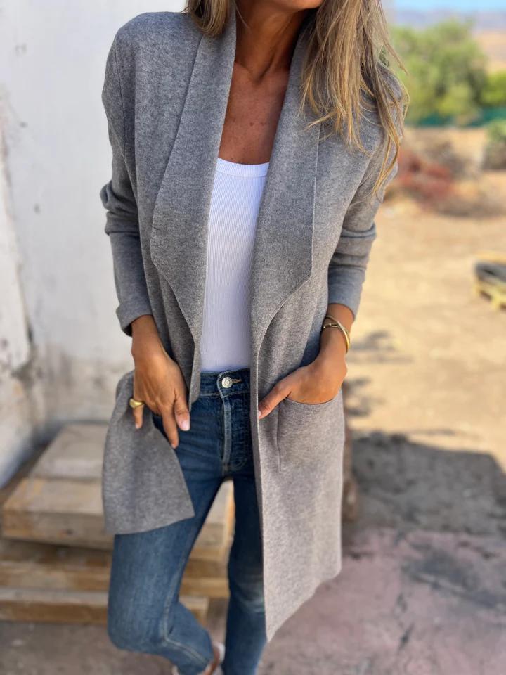 Lapel Cardigan Jacket