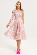 One-shoulder Midi Dress