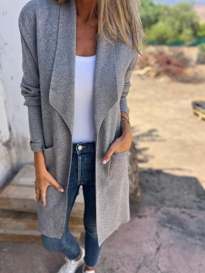 Lapel Cardigan Jacket