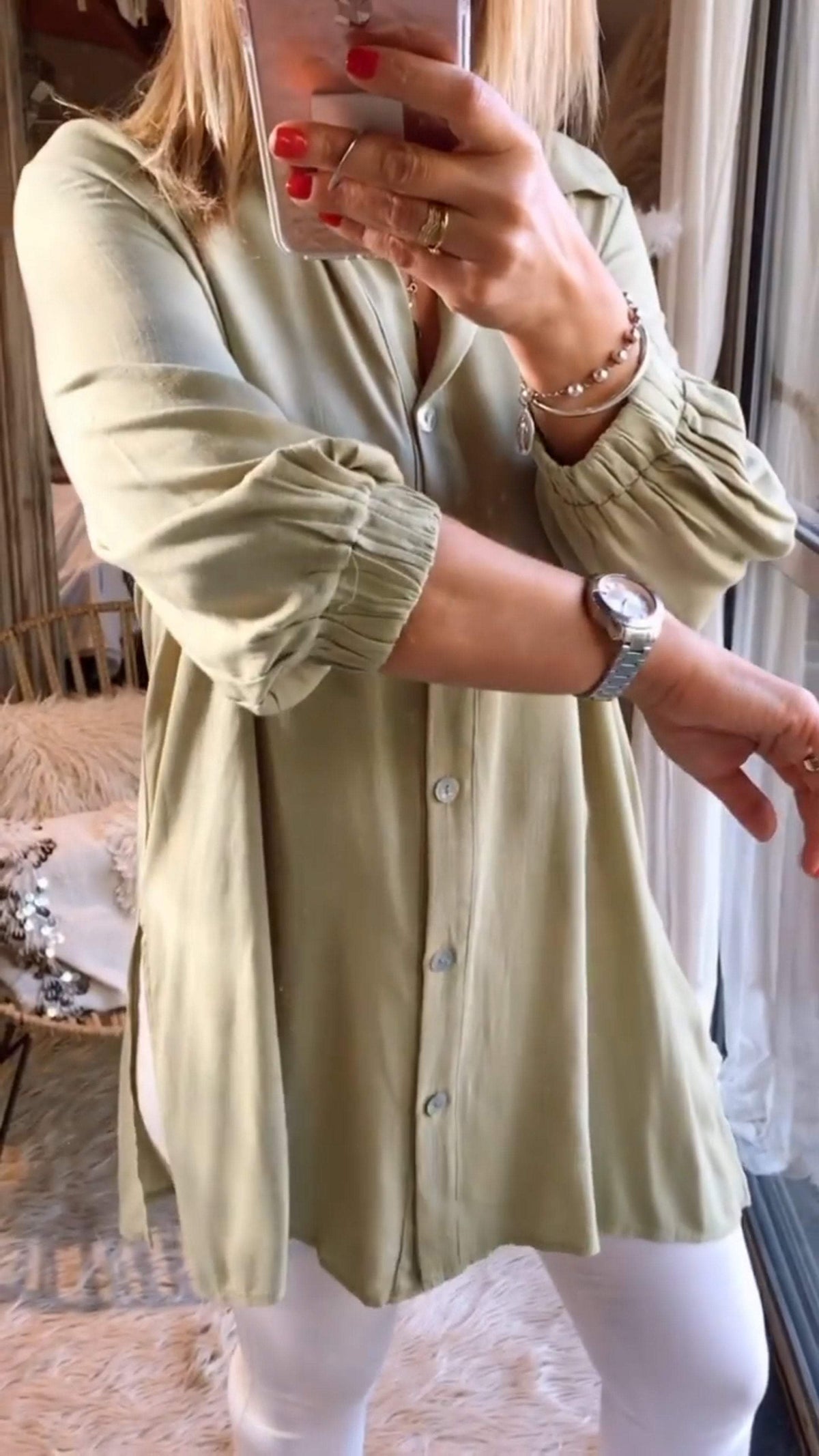 Plain Shirt Tops Pants