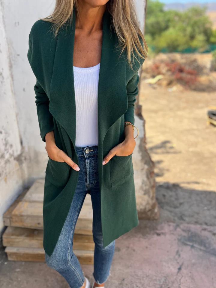 Lapel Cardigan Jacket