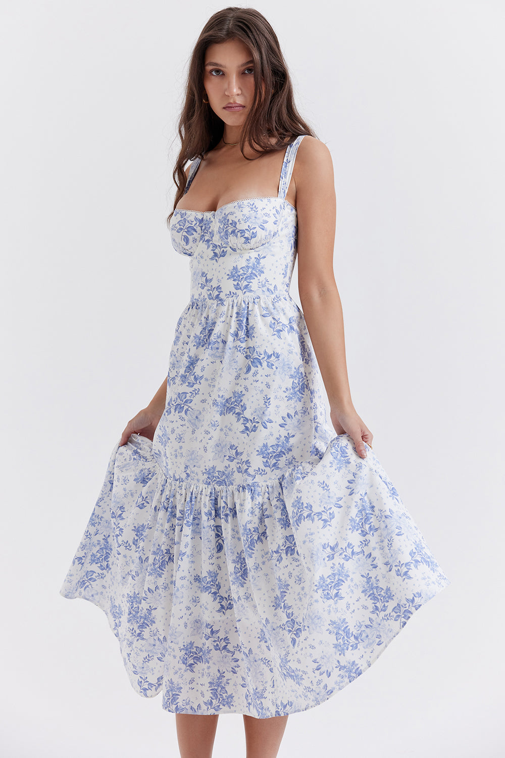 Corset Cami Midi Dress