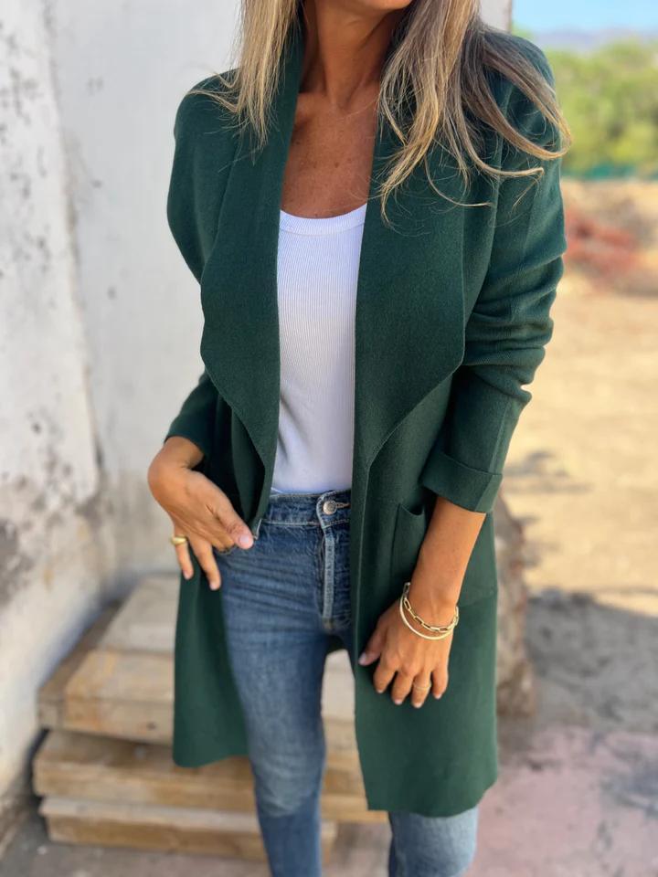 Lapel Cardigan Jacket
