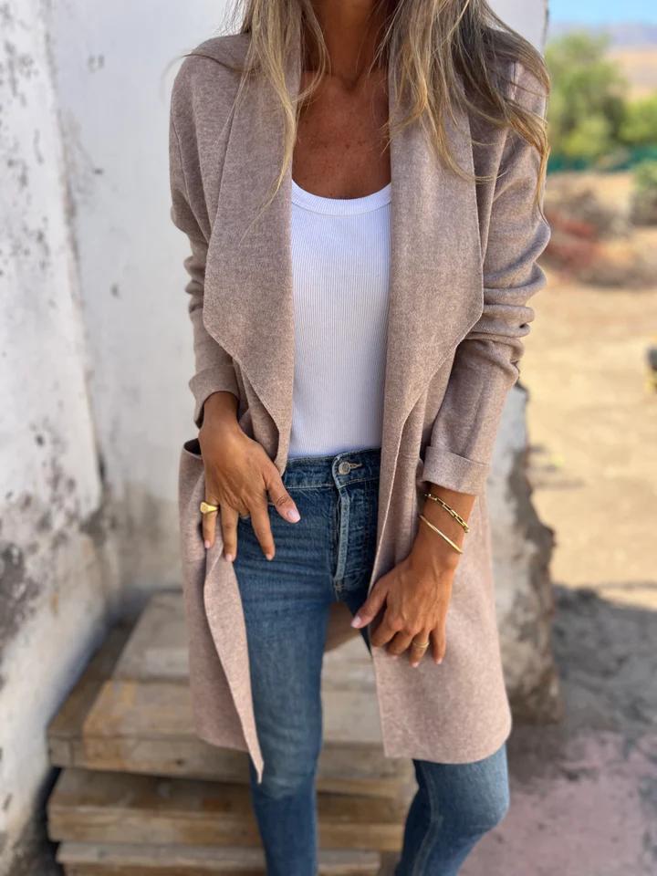 Lapel Cardigan Jacket