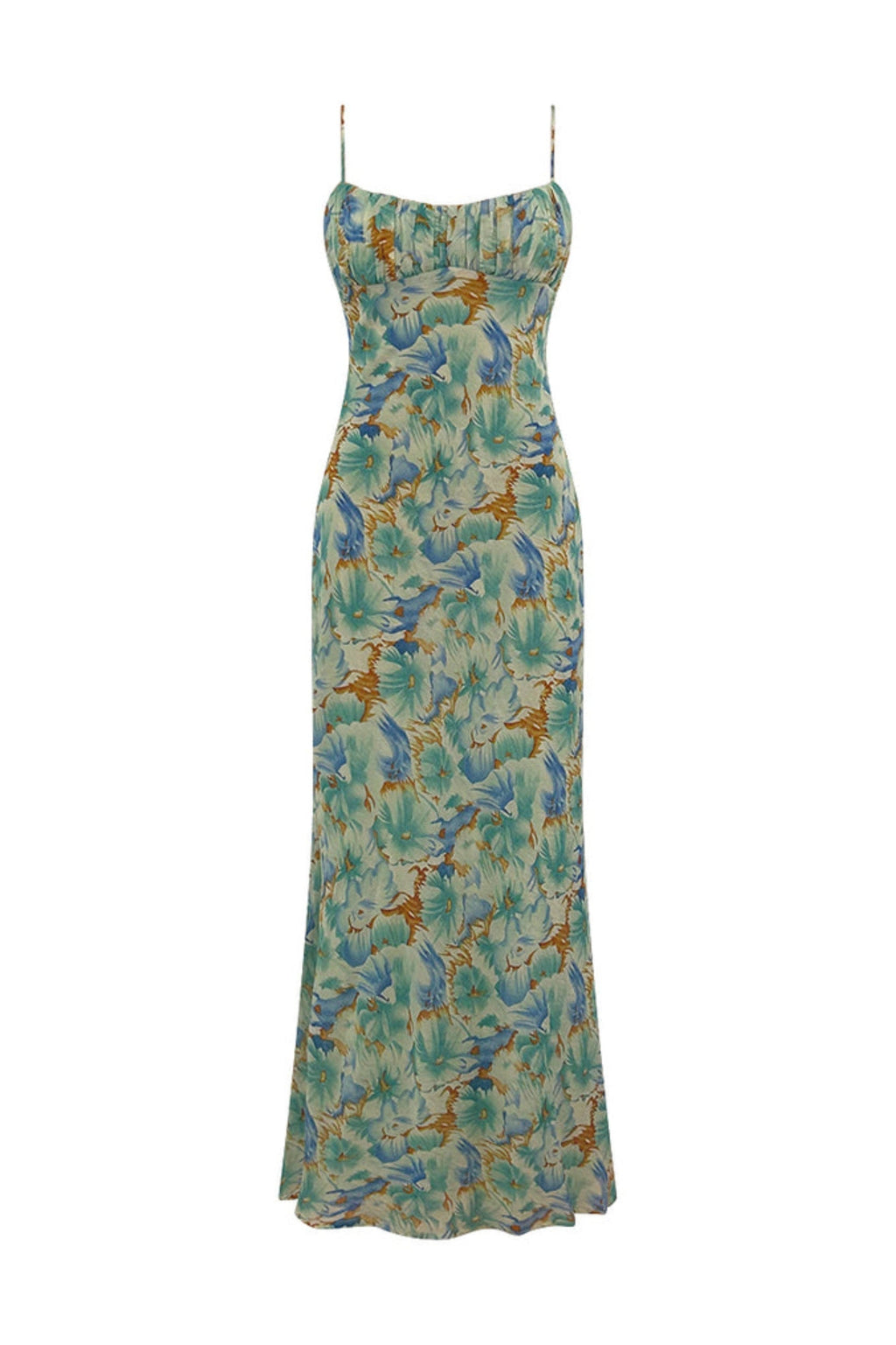 Backless Lace Up Maxi Dress