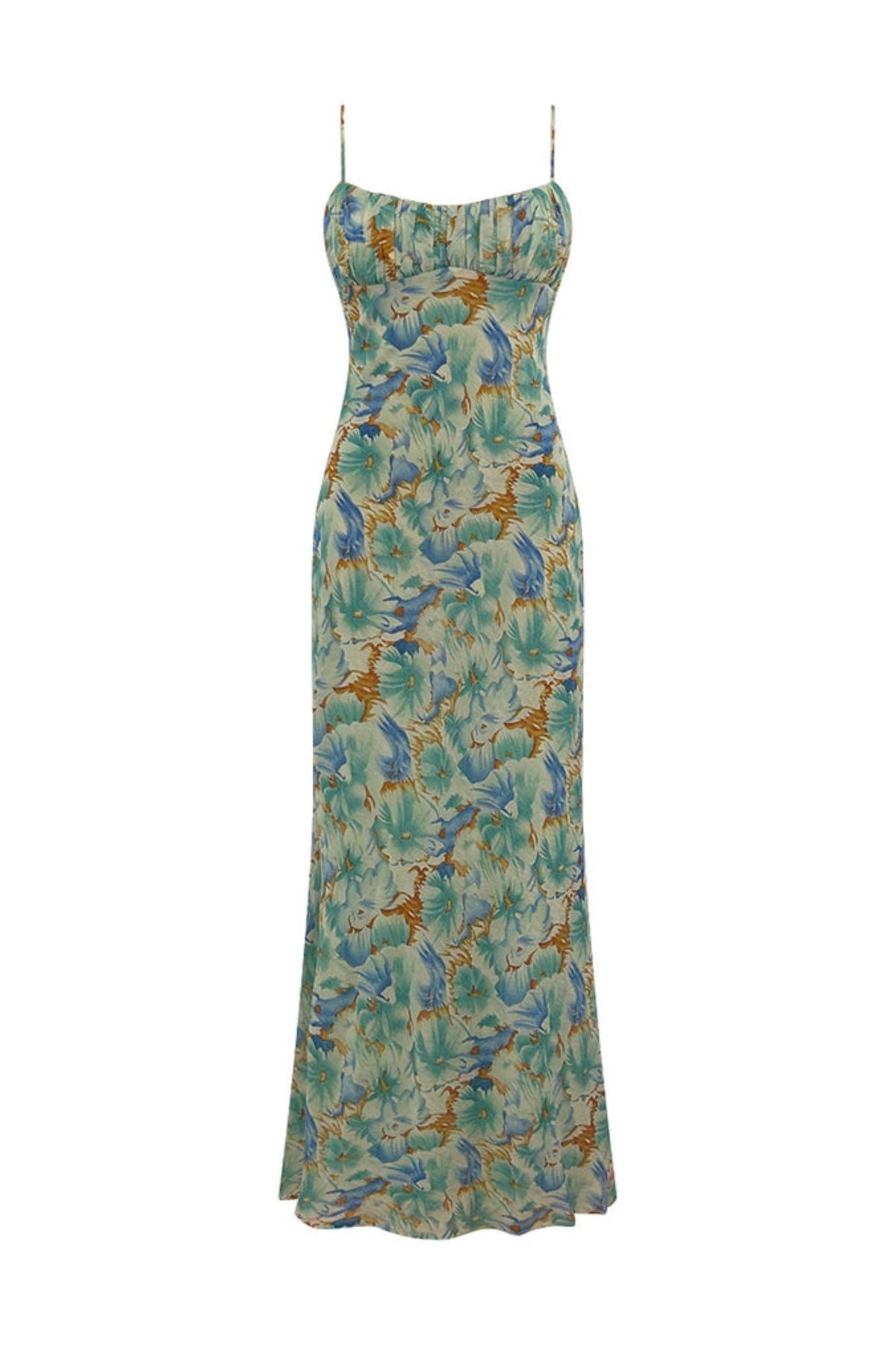 Backless Lace Up Maxi Dress