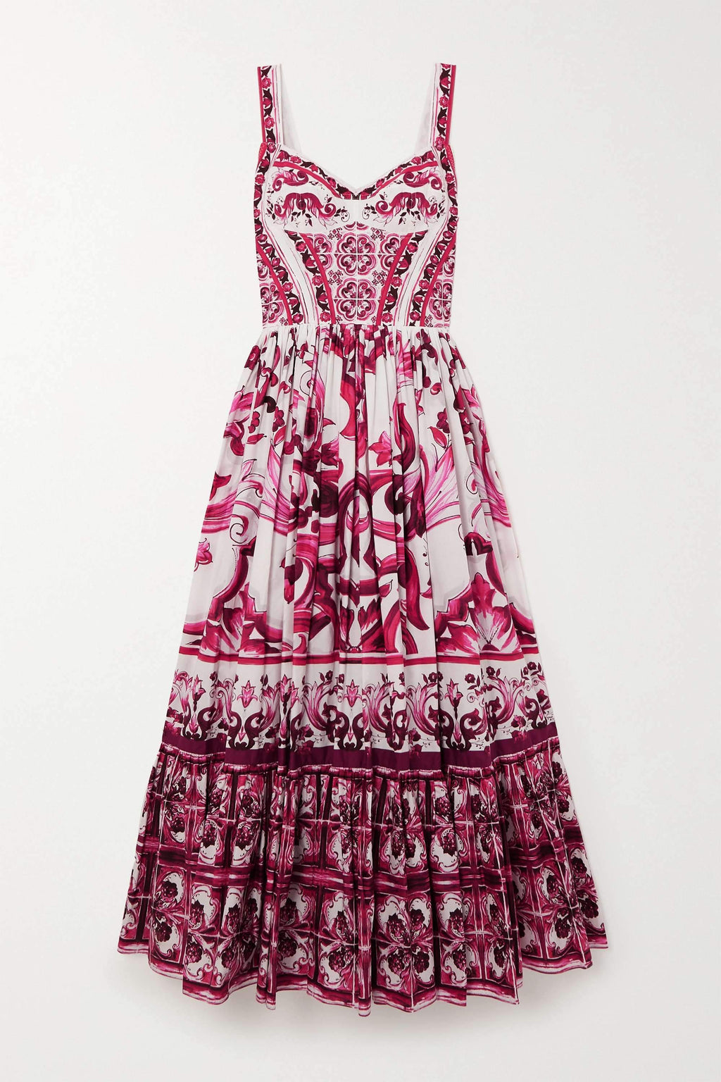 Printed Cami Midi Dress