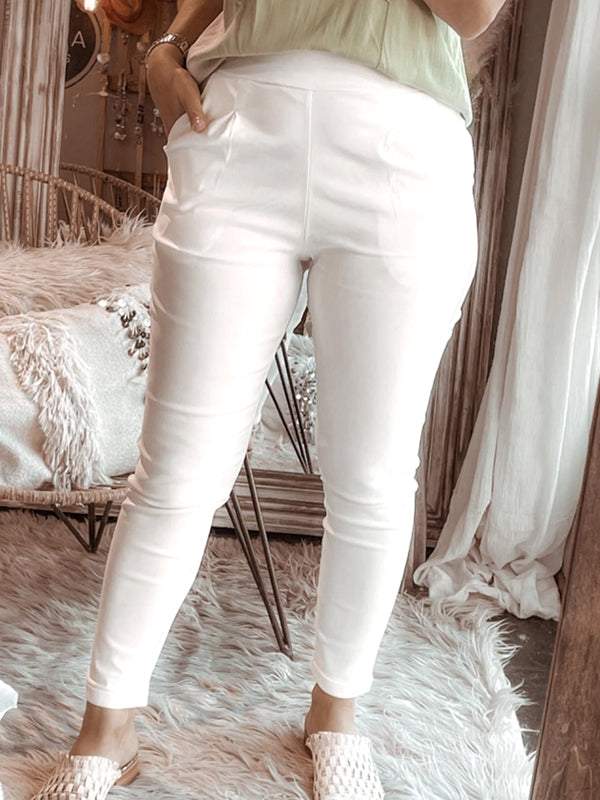 Plain Shirt Tops Pants