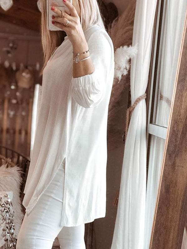 Plain Shirt Tops Pants
