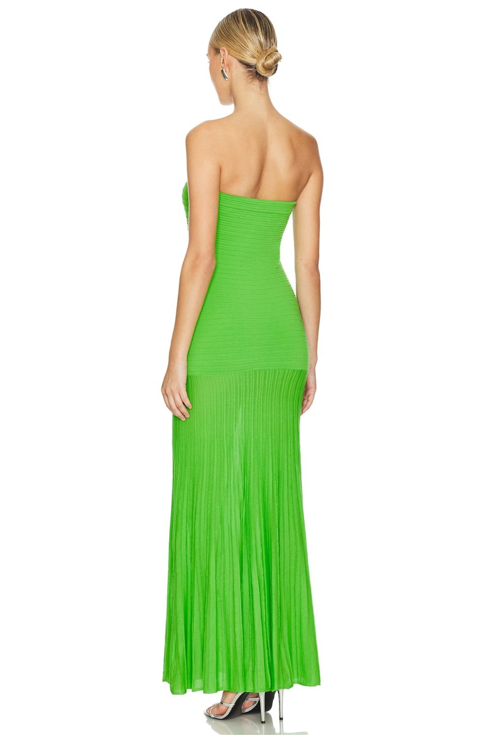 Madeline Strapless Pleated Maxi Dress