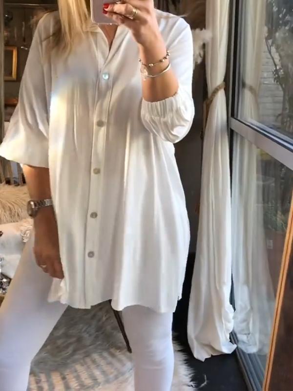 Plain Shirt Tops Pants