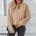 Khaki Cardigan Sweater