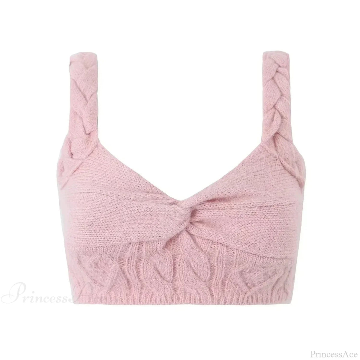 Knit Diamond Pink Cardigan