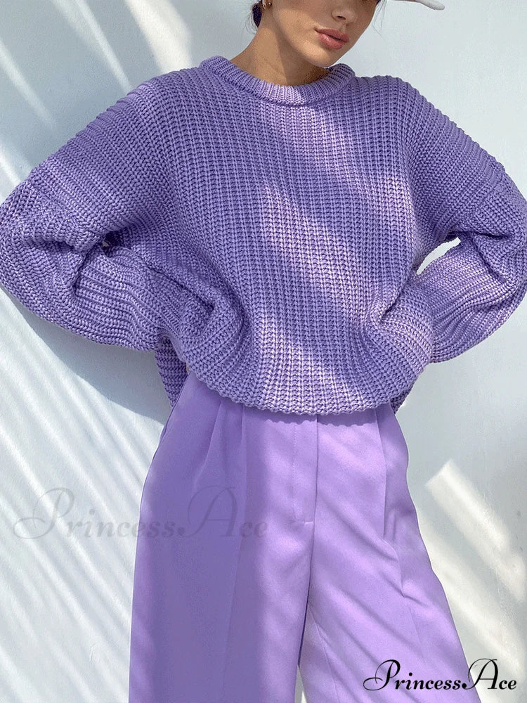 Knitted Graceful Pocket Sweater Cardigan