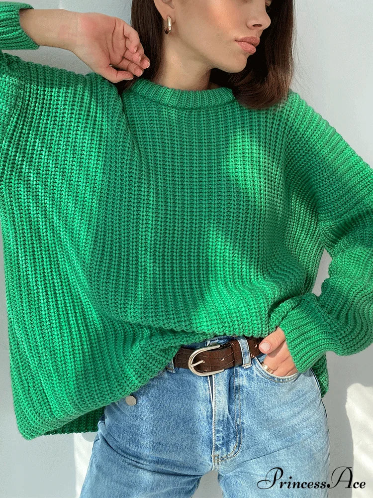 Knitted Graceful Pocket Sweater Cardigan