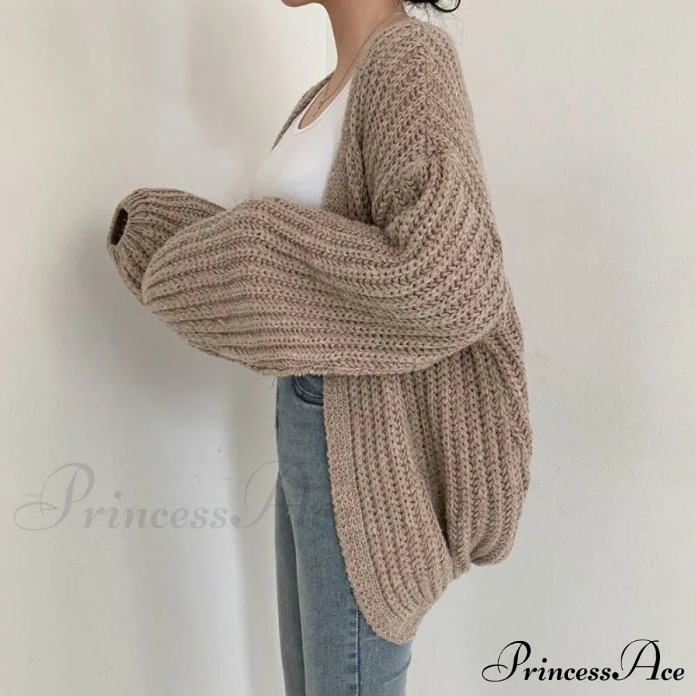 Korean Autumn Lazy Style Cardigan