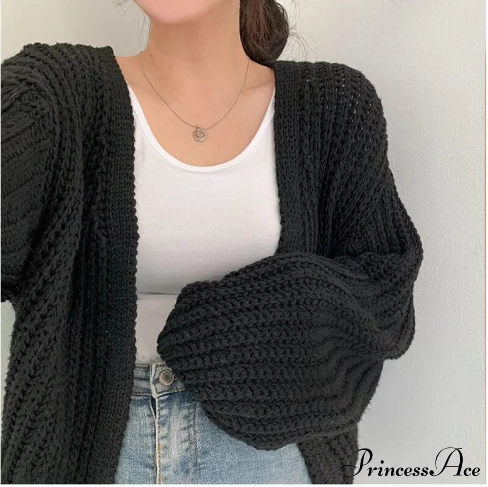 Korean Autumn Lazy Style Cardigan
