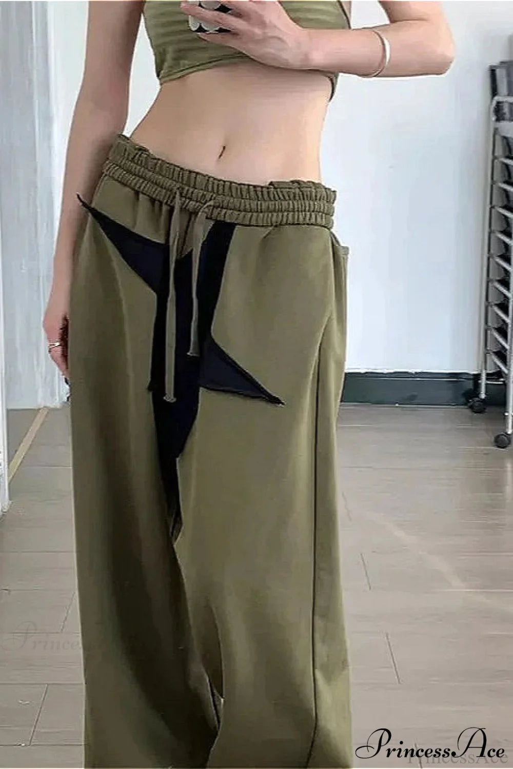 Korean Star Patch Pants