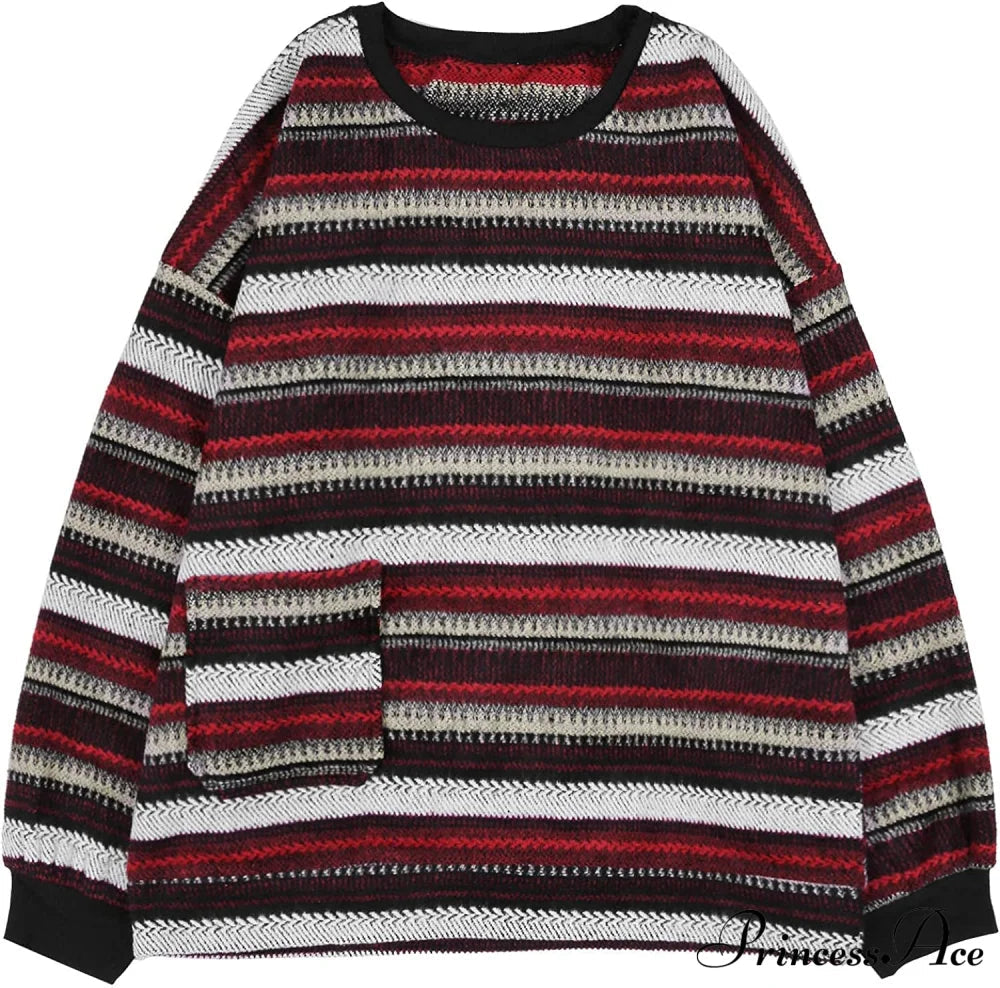 Autumn/winter Retro Striped Sweater