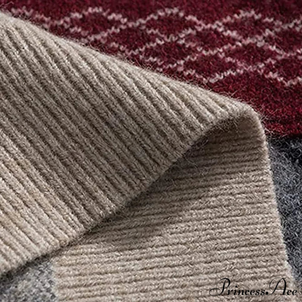 Autumn/winter Retro Striped Sweater