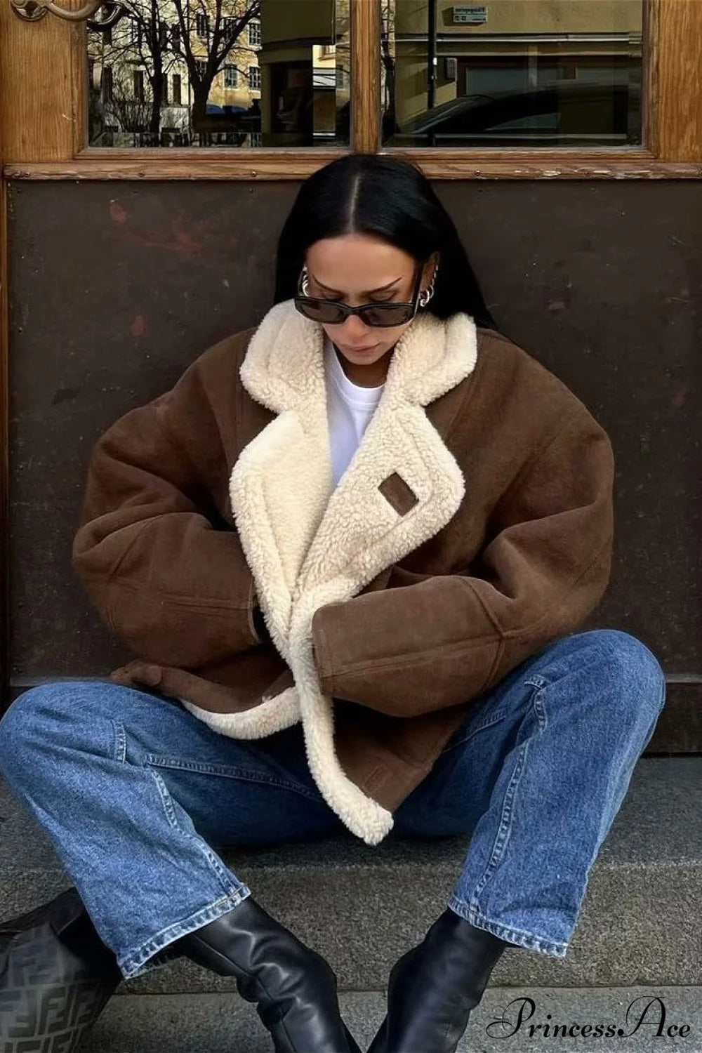 Lambswool Retro Loose Coat