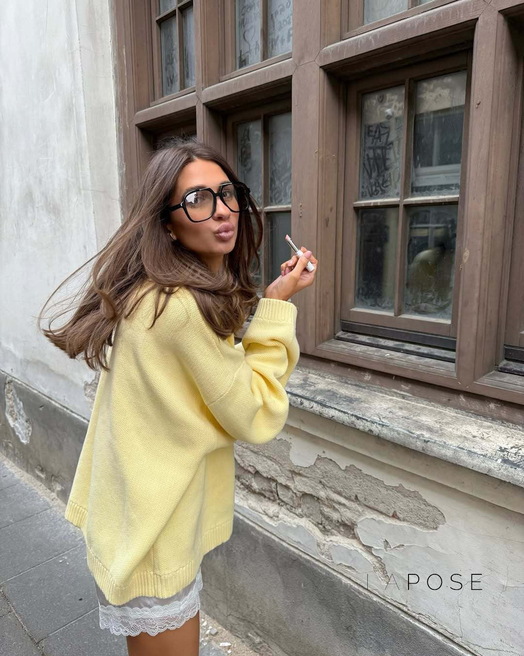 Adrian Cozy Letter Sweater