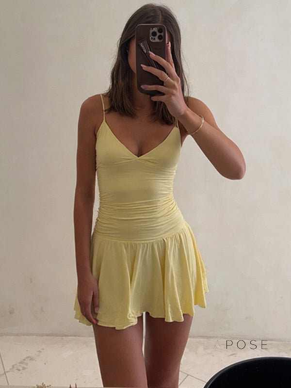 Javeah Ruched Bodycon Mini Dress
