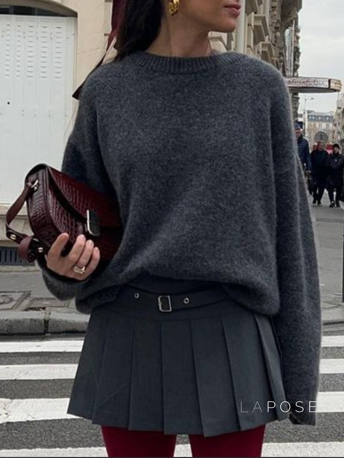 Kalie Relaxed Knit Sweater