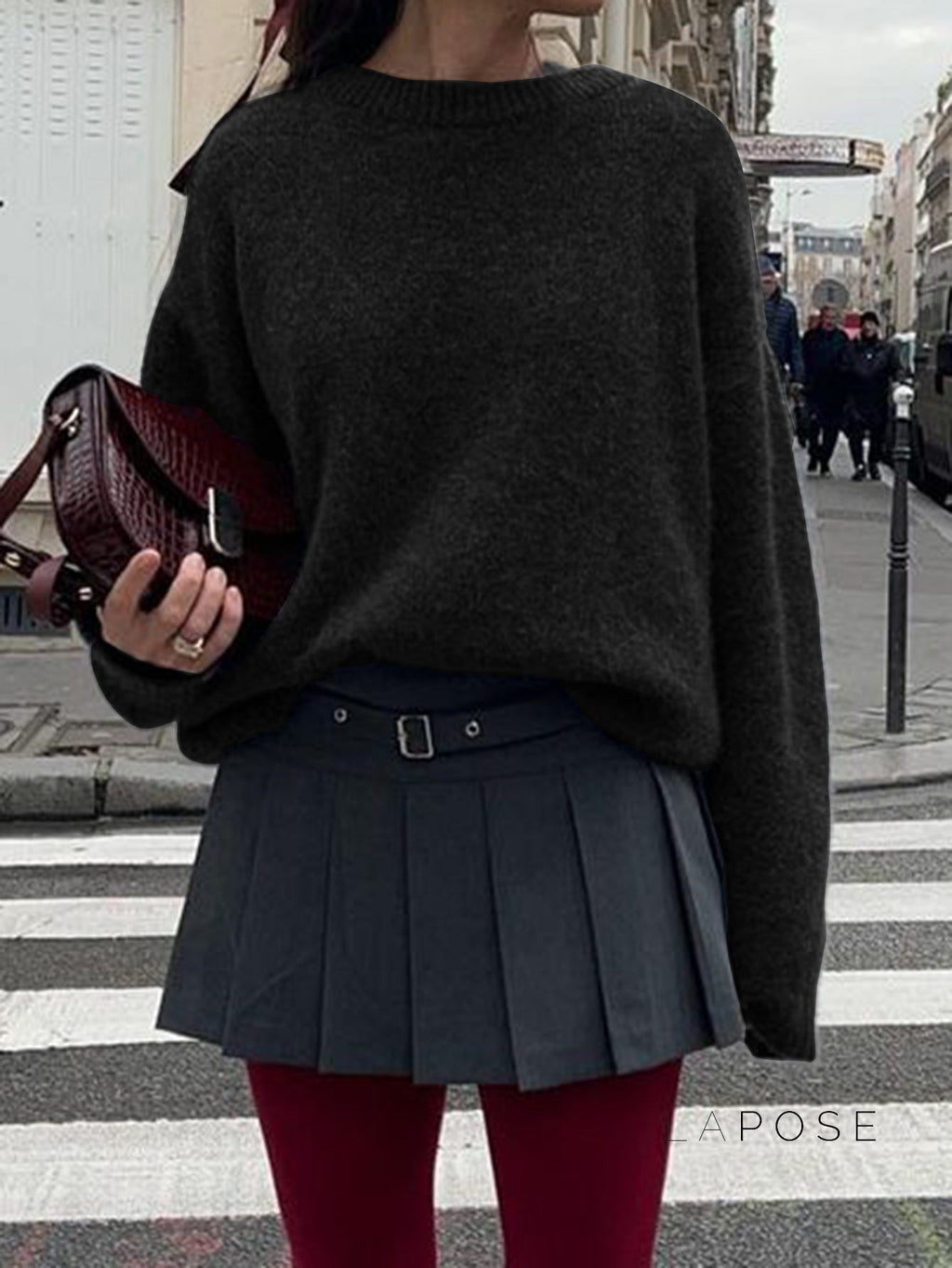 Kalie Relaxed Knit Sweater