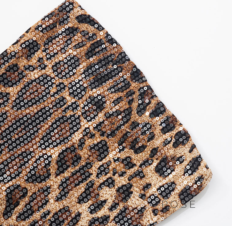 Karsen Leopard Print Tube Maxi Dress