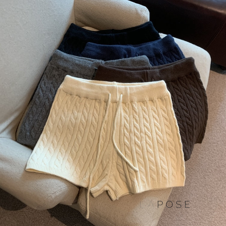 Khyla Cozy Wide-leg Shorts