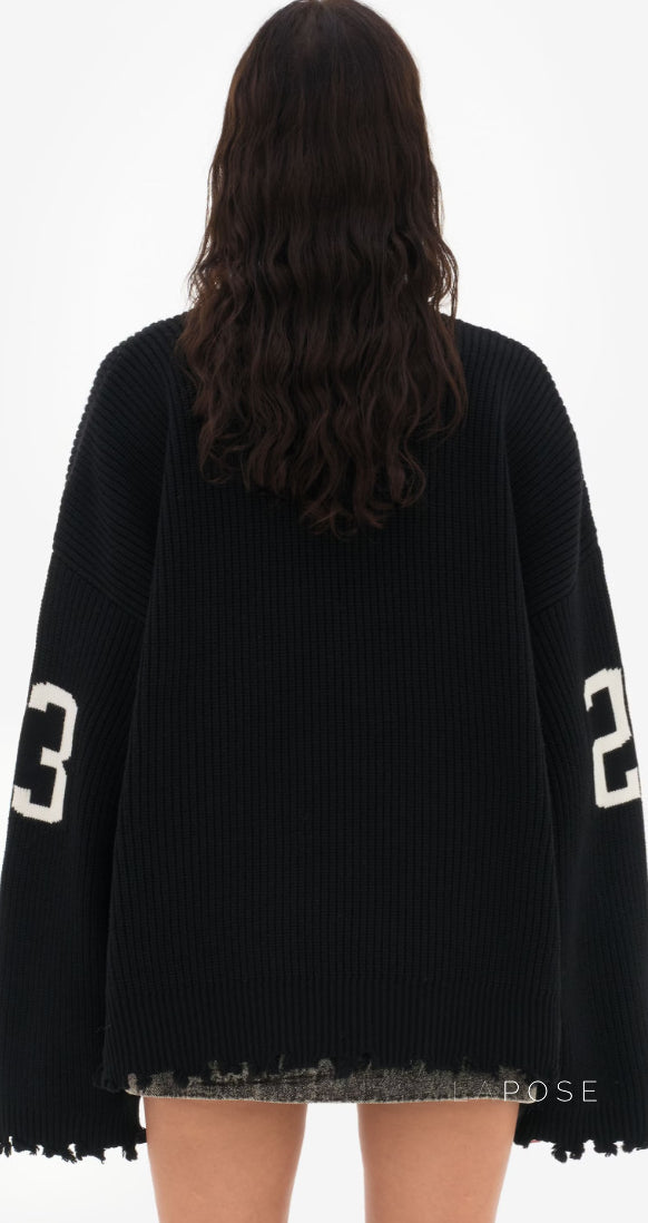 Remedy Jacquard Alphabet Sweater