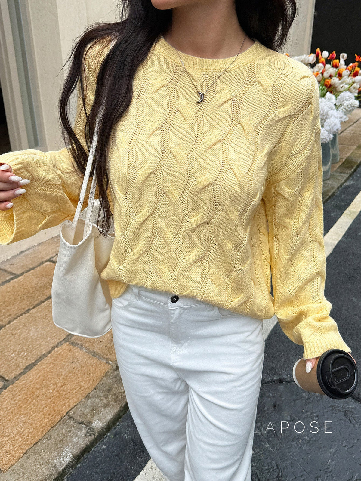 Sariya Knit Crewneck Sweater