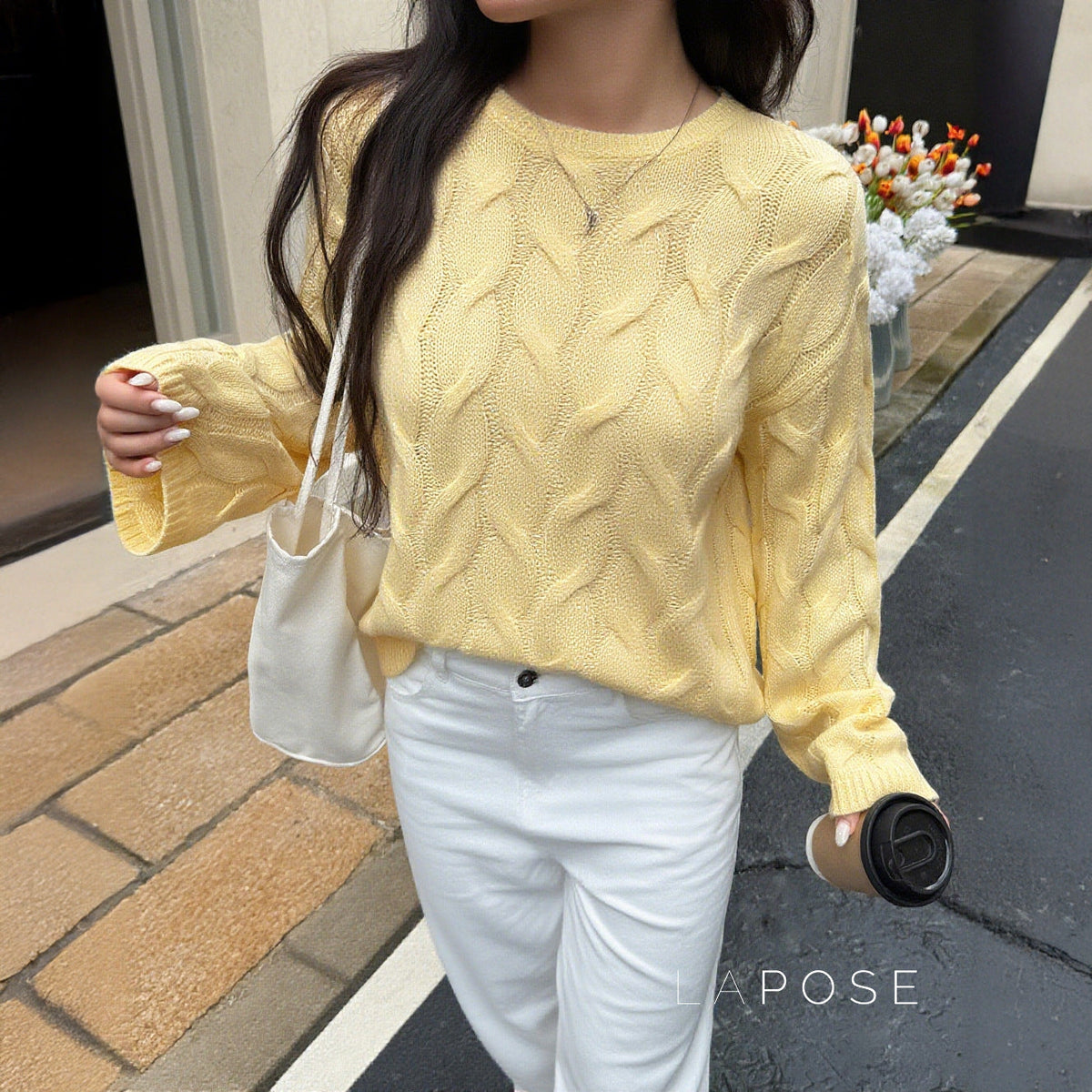 Sariya Knit Crewneck Sweater
