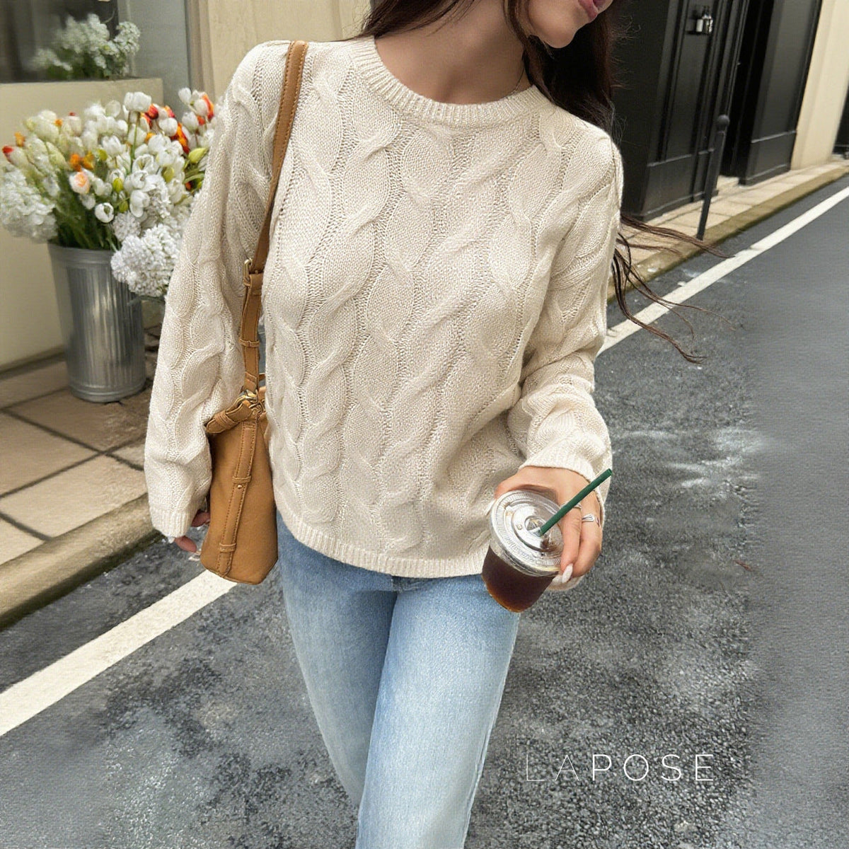 Sariya Knit Crewneck Sweater