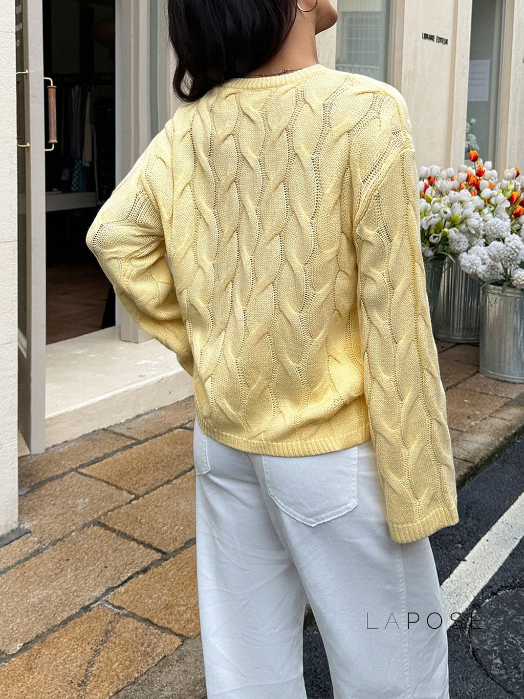 Sariya Knit Crewneck Sweater