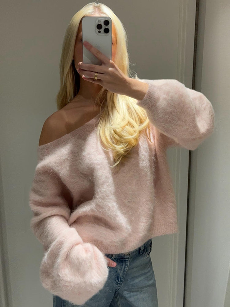 Selene Off Shoulder Knit Sweater