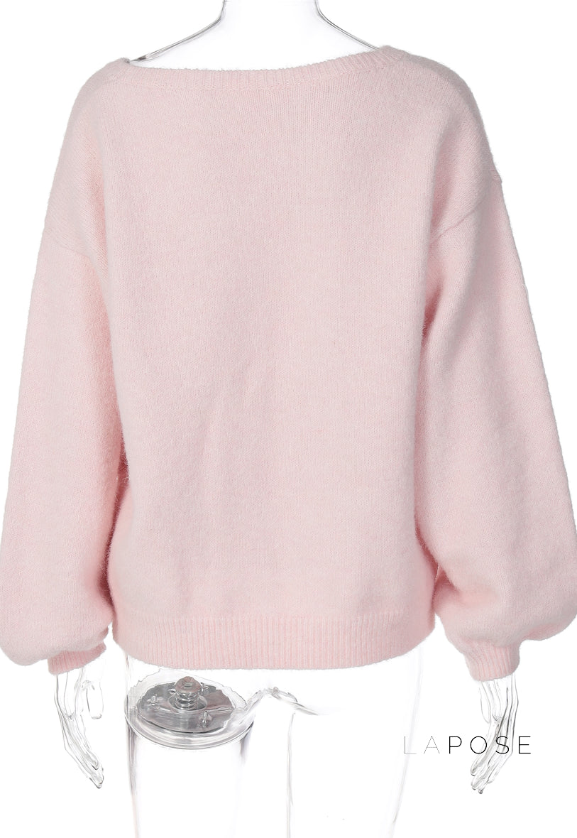 Selene Off Shoulder Knit Sweater